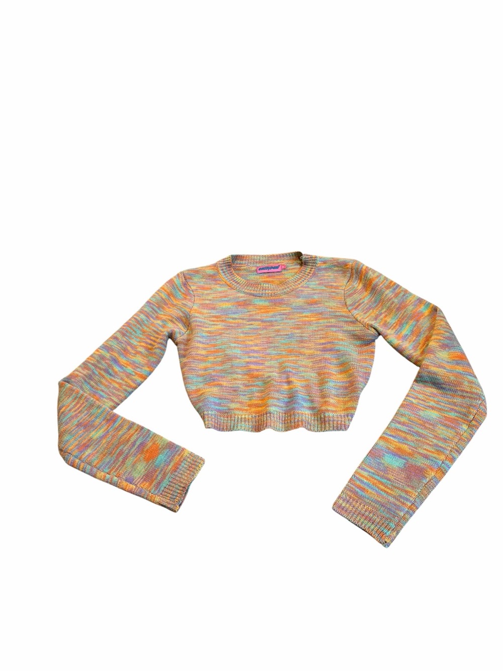 EDIKTED Medina open back cropped sweater